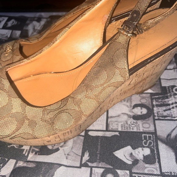Coach Monogram Wedges - Picture 6 of 7